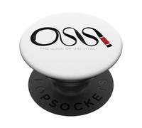 OSS Soul of Jiu Jitsu Black Belt Design PopSockets Adhesive PopGrip