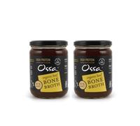 Ossa Bone Broth - Beef, 100% Natural & High Protein | Gut Health & Digestion Support | Keto & Paleo Friendly | Preservative-Free | 515ml (Pack of 2)