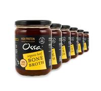 Ossa Bone Broth - Beef, 100% Natural & High Protein | Gut Health & Digestion Support | Keto & Paleo Friendly | Preservative-Free | 515ml (Pack of 6)
