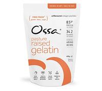 Ossa Bovine Gelatin Powder - 100% Natural, Pasture-Raised Beef Gelatine | Unflavoured Protein Powder with Collagen & Amino Acids | Keto, Paleo & Gut Health Support | 400g