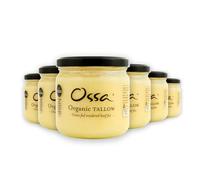 Ossa Organic Grass Fed Beef Tallow for Cooking - Beef Dripping [6 Pack]