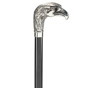 Ossenberg Chrome Eagle Head On Black Beech Stock