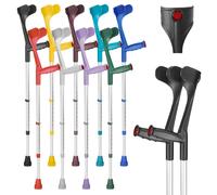 Ossenberg Classic Open Cuff Crutches | Large Range of Colours | Singles & Pairs