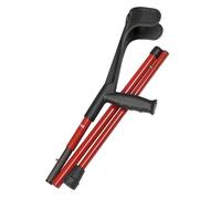 Ossenberg Reisestütze from Carbon With Ergo Soft Handle Foldable Adjustable Red
