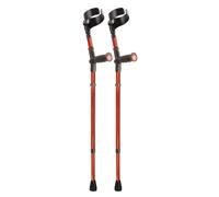 Ossenberg Soft Grip Height Adjustable Crutch | Single or Pair | Range of Colours
