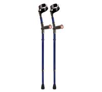 Ossenberg Soft Grip Height Adjustable Crutch | Single or Pair | Range of Colours