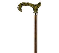 Ossenberg Walking Stick Greenish Stained With Derby IN Green