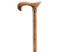 Ossenberg Walking Stick With Derby Handle IN Beech Light Mottled