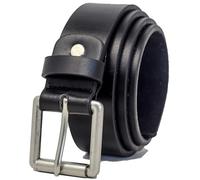 Ossi Mens 34mm Smart Casual Jeans Belt - Black XL