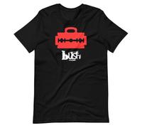 OSSMHP Bush Razorblade Suitcase Original Art Graphic Tee Short-Sleeve Unisex T-Shirt BlackL
