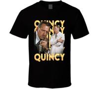 OSSMHP Dr. Quincy, M.e. Jack Klugman 70s 80s Retro Tv T Shirt Black3XL