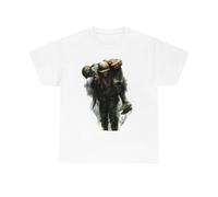 OSSMHP Hacksaw Ridge Movie Shirt WW2 Movie Historical war Film T-Shirt WhiteM