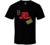 OSSMHP Who Can It Be Now Men at Work T Shirt BlackM