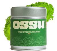 OSSU Organic Matcha Powder 40g - Golden Grade from Uji, Kyoto, Japan - True Ceremonial Spring Harvest, Stone-Ground Green Tea