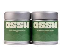 OSSU Organic Uji Matcha Powder Twin Pack | 2 x 40g | Golden Ceremonial Grade | Kyoto Japan Spring Harvest | Stone-Ground Japanese Green Tea