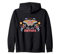 Ostara Blessings Pagan Spring Happy Ostara Celebration Zip Hoodie