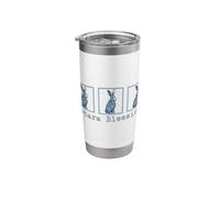 Ostara Blessings Spring Pagan Floral Rabbits Easter Stainless Steel Insulated Tumbler