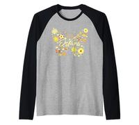 Ostara Butterfly Ostara Blessings Celebration Pagan Spring Raglan Baseball Tee