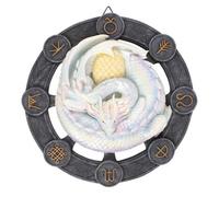 Ostara Dragon Resin Wall Plaque By Anne Stokes - Spring Magic Art