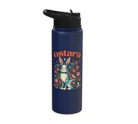 Ostara Rabbit Wicca Wiccan Happy Easter Eostre Ostara Stainless Steel Insulated Water Bottle