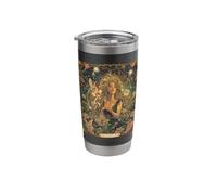 Ostara Spring Goddess Bunny Celebration Holiday Tarot Card Stainless Steel Insulated Tumbler