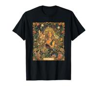 Ostara Spring Goddess Bunny Celebration Holiday Tarot Card T-Shirt
