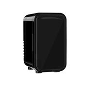 OSTBA 6L Portable Skincare Fridge - Compact Thermoelectric Cooler & Warmer for Drinks, Cosmetics, Bedroom, Office, Car (8 Can Capacity, 220-240V AC/DC) (Black)