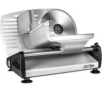 OSTBA Meat Slicer, 19cm Blade, 0-15mm Adjustable, Child Lock, 150W