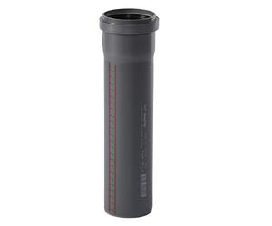 Ostendorf HTsafe HT Pipe with Sleeve DN 75 mm 250 mm Grey DN 75 x 250 mm