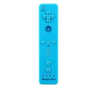 OSTENT 2 in 1 Remote Controller Built in Motion Plus for Nintendo Wii/Wii U Console Game Color Blue