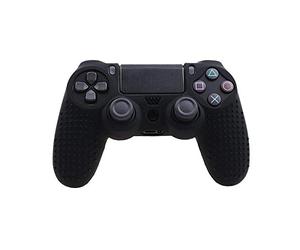 OSTENT 2 x Spot Pattern Silicone Skin Case Cover Pouch for Sony PS4/Slim/Pro Controller Color Black