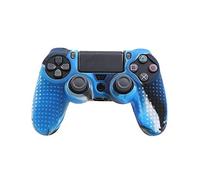 OSTENT 2 x Spot Pattern Silicone Skin Case Cover Pouch for Sony PS4/Slim/Pro Controller Color Blue and Black
