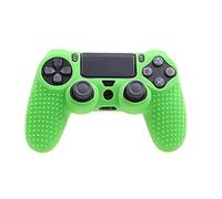 OSTENT 2 x Spot Pattern Silicone Skin Case Cover Pouch for Sony PS4/Slim/Pro Controller Color Green