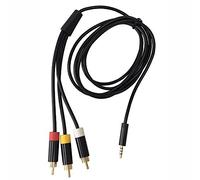 OSTENT AV Audio Video Optical Cable Cord for Microsoft Xbox 360 E Console Video Game