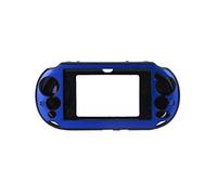 OSTENT Colorful Aluminum Metal Skin Protective Cover Case Compatible for Sony PS Vita PSV PCH-2000 - Color Blue