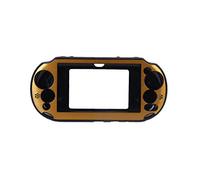 OSTENT Colorful Aluminum Metal Skin Protective Cover Case Compatible for Sony PS Vita PSV PCH-2000 - Color Gold