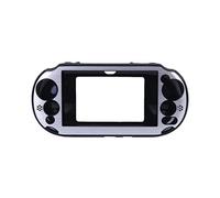 OSTENT Colorful Aluminum Metal Skin Protective Cover Case Compatible for Sony PS Vita PSV PCH-2000 - Color Silver