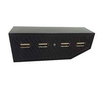 OSTENT Expanded 4 Port Slot USB Hub 2.0 High Speed Compatible for Microsoft Xbox One Console Game