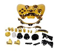 OSTENT Full Controller Shell Case Housing Compatible for Microsoft Xbox 360 Wireless Controller Color Gold