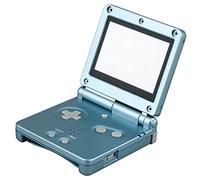 OSTENT Full Housing Shell Case Cover Replacement for Nintendo GBA SP Gameboy Advance SP Color Light Blue