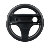 OSTENT Mario Kart Racing Games Steering Wheel Compatible for Nintendo Wii Remote Controller Color Black