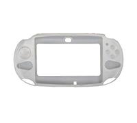 OSTENT Protective Silicone Soft Case Cover Pouch Skin Compatible for Sony PS Vita PSV PCH-2000 - Color White