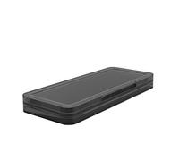OSTENT Transparent 4 Cases Game Card Cartridge Holder for Nintendo Switch Color Black