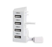 OSTENT USB Hub 2.0 4 Port Splitter Expansion Adapter for Microsoft Xbox One S Console
