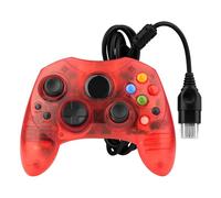 OSTENT Wired Controller Gamepad Joystick S Type 2 A for Microsoft Old Generation Xbox Console Video Games Color Red