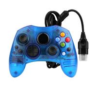OSTENT Wired Controller Gamepad Joystick S Type 2 A for Microsoft Old Generation Xbox Console Video Games Color Blue