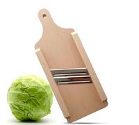 OSTENTO Cabbage Slicer, Mandolin Vegetable Slicer, Wooden Cabbage Slicer, Cabbage Slicer, Cabbage Cutter, Vegetable Cutter, Sauerkraubel Slicer, Cucumber Slicer, Potato Slicer, Made in EU (2 Blades)