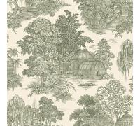 Holden Decor Osterley Green Wallpaper, Green