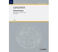 Ostermesse GeWV 3 Harald Genzmer Vocal Score Mixed Choir, Soprano- and Baritone-