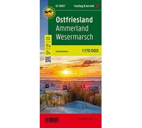 Ostfriesland, Ammerland, Wesermarsch, adventure guide 1:170,000